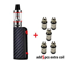 Load image into Gallery viewer, NEW vape Electronic Cigarette mod Smoke Pen Hookah MINI 80W Starter Kit 510 Metal Body 2.5ml vaporizador e cigarettes Vaper
