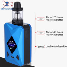 Load image into Gallery viewer, M6 100W Vape Kit 2600mah Built-in Battery Temperature Control Vaporizer 4ml Tank Huge Steam Electronic Cigarette VSTXW/ JSLD 80W
