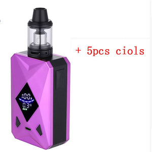 M6 100W Vape Kit 2600mah Built-in Battery Temperature Control Vaporizer 4ml Tank Huge Steam Electronic Cigarette VSTXW/ JSLD 80W