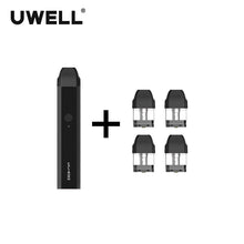 Load image into Gallery viewer, In Stock!!! UWELL Caliburn Portable System Kit and 1 Pack 2ml Refillable Cartridge Top-Fill Vape Pod
