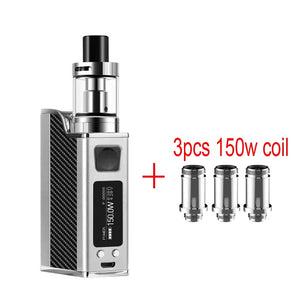 New Polar Night 150w liquid electronic cigarette led vaporizer 2ml 1500mah 150w e cigarettes vape pen box mod kit hookah vaper